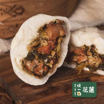 客家梅干扣肉包(4顆裝)